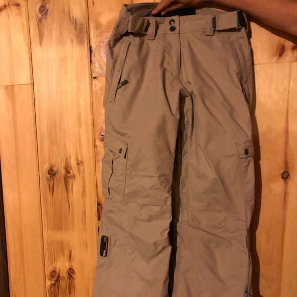 Beige Quality Snow Pants - Picture 3 of 4